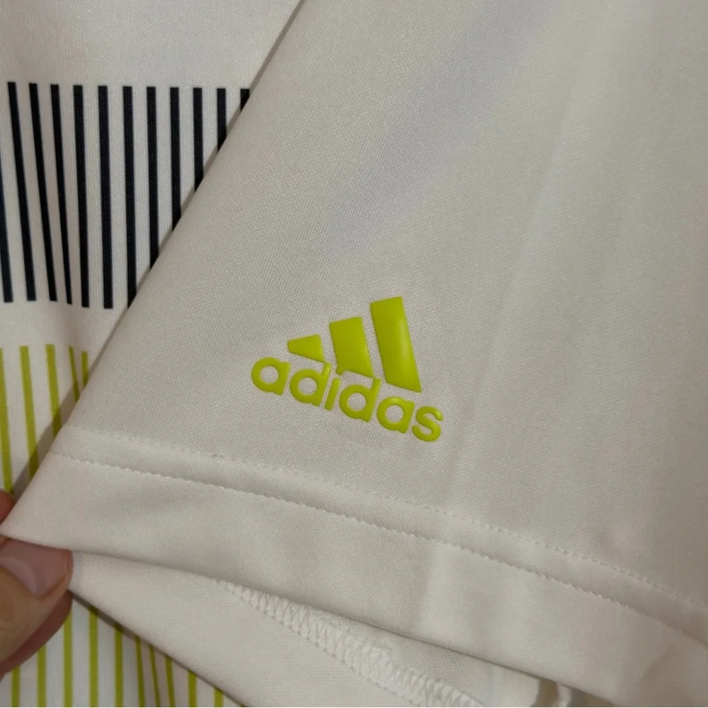 Adidas Shirt Mens 2XL White Performance Short Sleeve Golf Polo